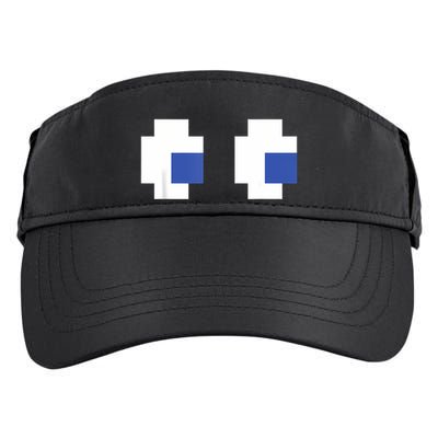 Retro Arcade Game Ghost Eyes Halloween Group Costume Adult Drive Performance Visor