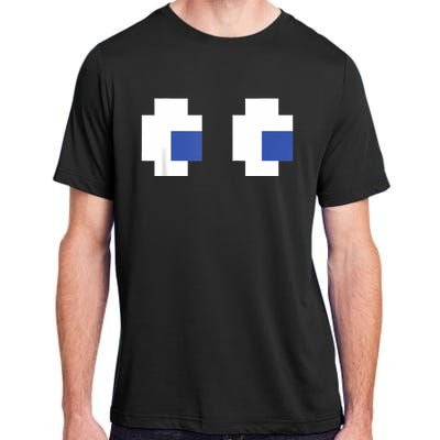 Retro Arcade Game Ghost Eyes Halloween Group Costume Adult ChromaSoft Performance T-Shirt