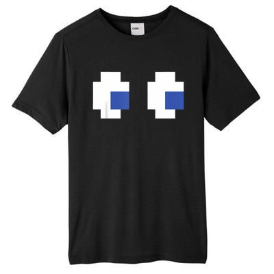 Retro Arcade Game Ghost Eyes Halloween Group Costume Tall Fusion ChromaSoft Performance T-Shirt