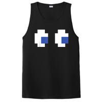 Retro Arcade Game Ghost Eyes Halloween Group Costume PosiCharge Competitor Tank