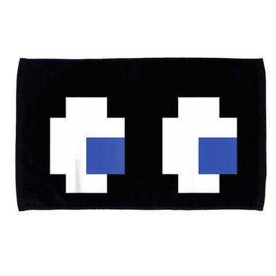 Retro Arcade Game Ghost Eyes Halloween Group Costume Microfiber Hand Towel