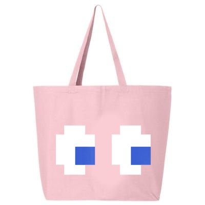 Retro Arcade Game Ghost Eyes 80s Halloween Group Costume 25L Jumbo Tote