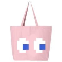 Retro Arcade Game Ghost Eyes 80s Halloween Group Costume 25L Jumbo Tote