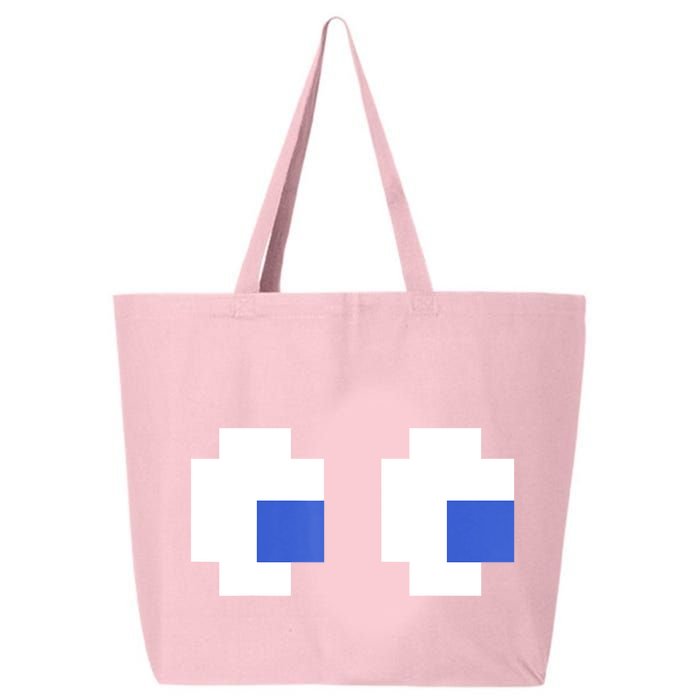Retro Arcade Game Ghost Eyes 80s Halloween Group Costume 25L Jumbo Tote