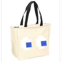 Retro Arcade Game Ghost Eyes 80s Halloween Group Costume Zip Tote Bag