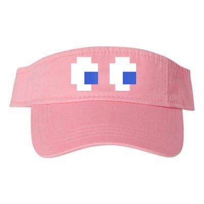 Retro Arcade Game Ghost Eyes 80s Halloween Group Costume Valucap Bio-Washed Visor