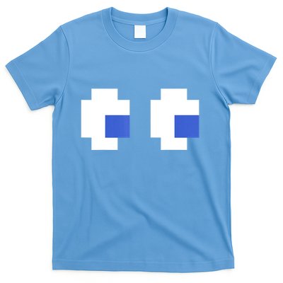 Retro Arcade Game Ghost Eyes 80s Halloween Group Costume T-Shirt