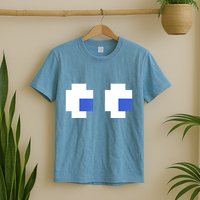 Retro Arcade Game Ghost Eyes 80s Halloween Group Costume T-Shirt