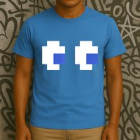 Retro Arcade Game Ghost Eyes 80s Halloween Group Costume T-Shirt