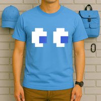 Retro Arcade Game Ghost Eyes 80s Halloween Group Costume T-Shirt
