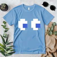 Retro Arcade Game Ghost Eyes 80s Halloween Group Costume Premium T-Shirt