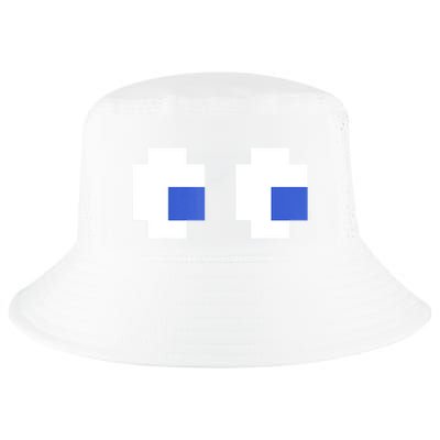 Retro Arcade Game Ghost Eyes 80s Halloween Group Costume Cool Comfort Performance Bucket Hat