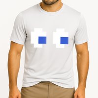 Retro Arcade Game Ghost Eyes 80s Halloween Group Costume Performance Shirt