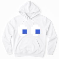 Retro Arcade Game Ghost Eyes 80s Halloween Group Costume Hoodie