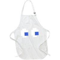 Retro Arcade Game Ghost Eyes 80s Halloween Group Costume Apron