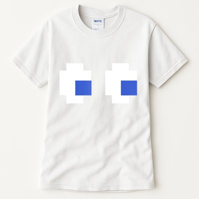 Retro Arcade Game Ghost Eyes 80s Halloween Group Costume Tall T-Shirt