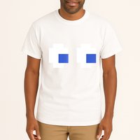 Retro Arcade Game Ghost Eyes 80s Halloween Group Costume Tall T-Shirt