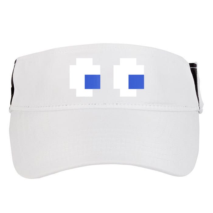 Retro Arcade Game Ghost Eyes 80s Halloween Group Costume Adult Drive Performance Visor