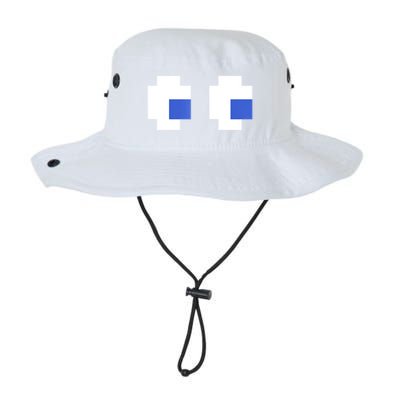 Retro Arcade Game Ghost Eyes 80s Halloween Group Costume Bucket Hat
