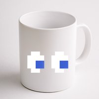 Retro Arcade Game Ghost Eyes 80s Halloween Group Costume Mug