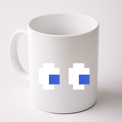 Retro Arcade Game Ghost Eyes 80s Halloween Group Costume Mug
