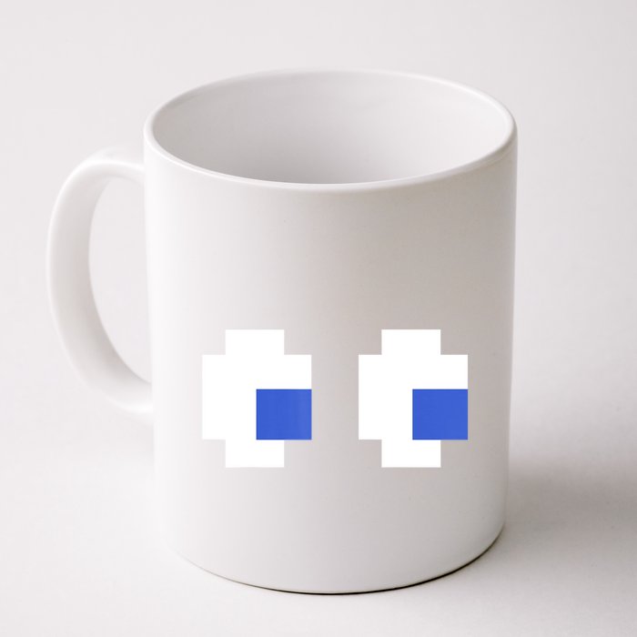 Retro Arcade Game Ghost Eyes 80s Halloween Group Costume Mug