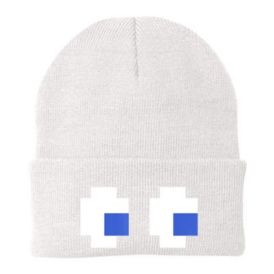 Retro Arcade Game Ghost Eyes 80s Halloween Group Costume Beanie