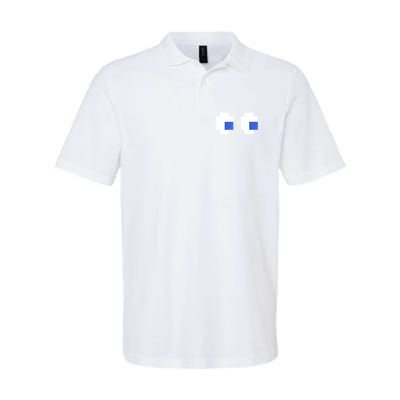 Retro Arcade Game Ghost Eyes 80s Halloween Group Costume Polo