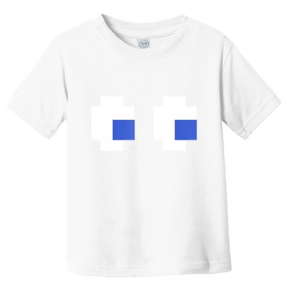 Retro Arcade Game Ghost Eyes 80s Halloween Group Costume Toddler T-Shirt