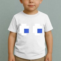Retro Arcade Game Ghost Eyes 80s Halloween Group Costume Toddler T-Shirt