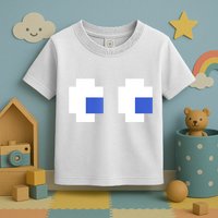 Retro Arcade Game Ghost Eyes 80s Halloween Group Costume Toddler T-Shirt