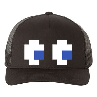 Retro Arcade Game Ghost Eyes 80s Halloween Group Costume Yupoong Adult 5-Panel Trucker Hat