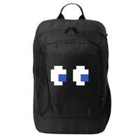 Retro Arcade Game Ghost Eyes 80s Halloween Group Costume City Backpack