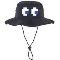 Retro Arcade Game Ghost Eyes 80s Halloween Group Costume Bucket Hat
