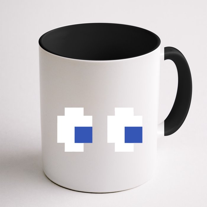 Retro Arcade Game Ghost Eyes 80s Halloween Group Costume Mug
