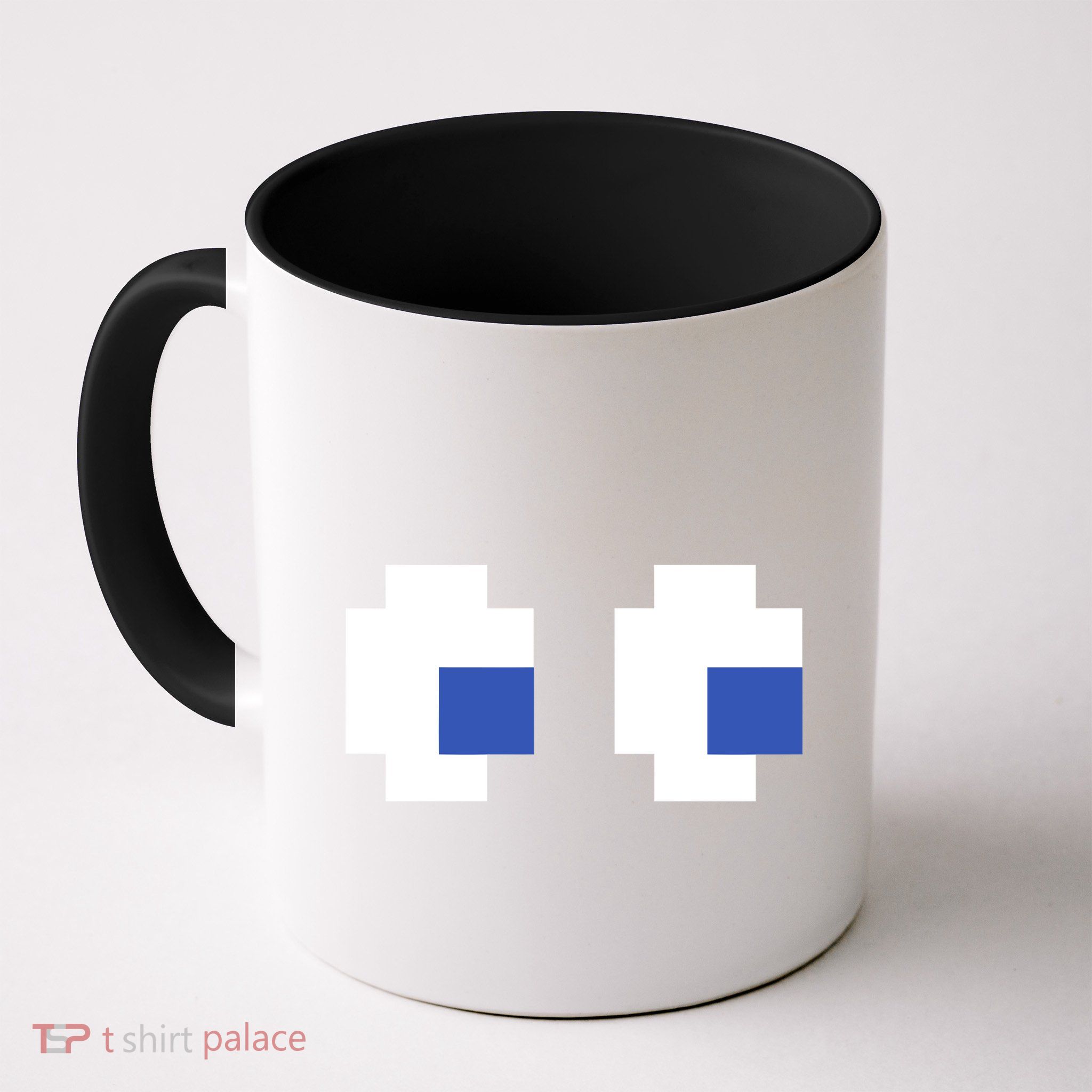 Retro Arcade Game Ghost Eyes 80s Halloween Group Costume Mug