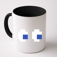 Retro Arcade Game Ghost Eyes 80s Halloween Group Costume Mug