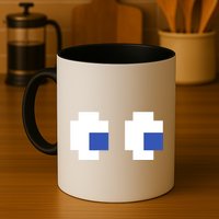 Retro Arcade Game Ghost Eyes 80s Halloween Group Costume Mug