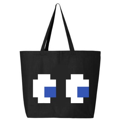 Retro Arcade Game Ghost Eyes 80s Halloween Group Costume 25L Jumbo Tote
