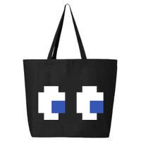 Retro Arcade Game Ghost Eyes 80s Halloween Group Costume 25L Jumbo Tote