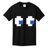 Retro Arcade Game Ghost Eyes 80s Halloween Group Costume Kids T-Shirt