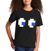Retro Arcade Game Ghost Eyes 80s Halloween Group Costume Kids T-Shirt