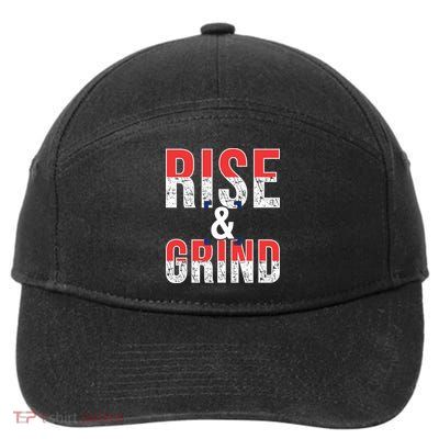 Rise And Grind 7-Panel Snapback Hat