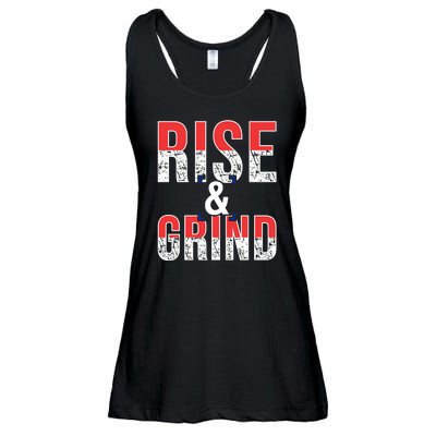 Rise And Grind Ladies Essential Flowy Tank