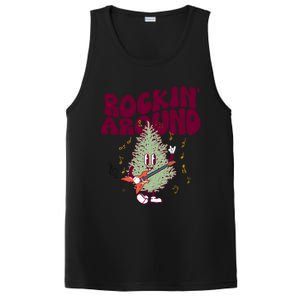 Rockin Around Groovy Christmas Tree Cute Gift PosiCharge Competitor Tank