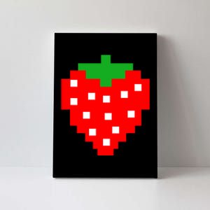 Retro Arcade Game Pixel Strawberry 80s Halloween Costume Canvas