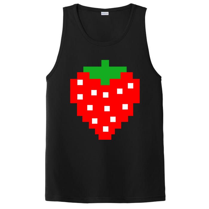 Retro Arcade Game Pixel Strawberry 80s Halloween Costume PosiCharge Competitor Tank