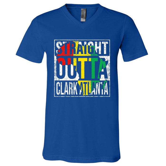 Retro Atlanta GA State Vintage Clark 155th Birthday V-Neck T-Shirt