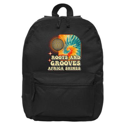 Roots And Groove Retro Disco Groovy Tie Dye 16 in Basic Backpack