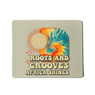 Roots And Groove Retro Disco Groovy Tie Dye Mousepad